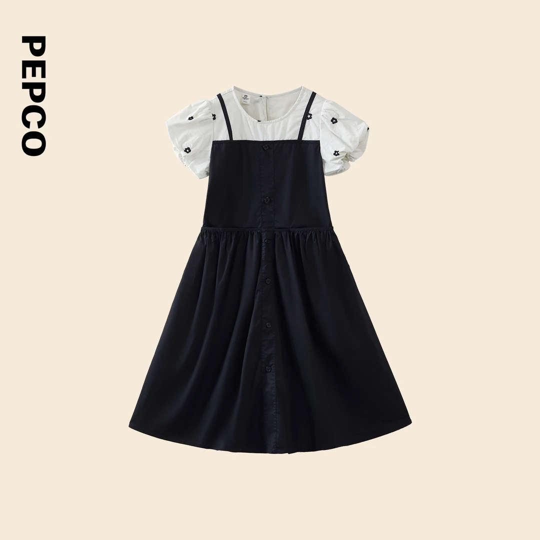 小猪班纳童装夏装新款儿童裙子中大童女童时尚连衣裙潮822421377