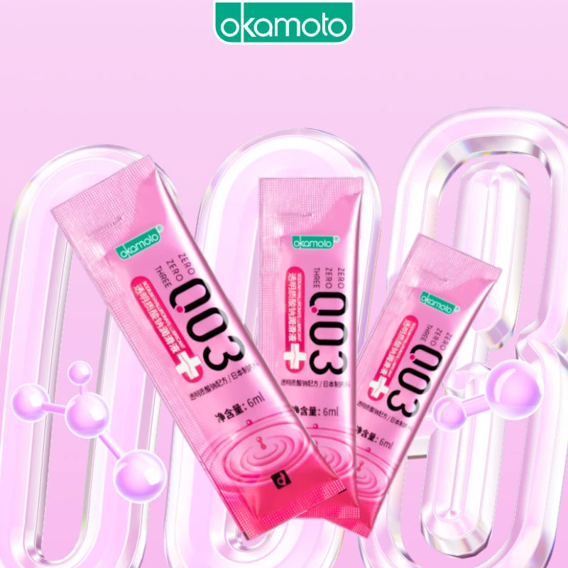 okamoto/冈本冈本003透明质酸钠润滑液女性呵护小粉条私处润滑油