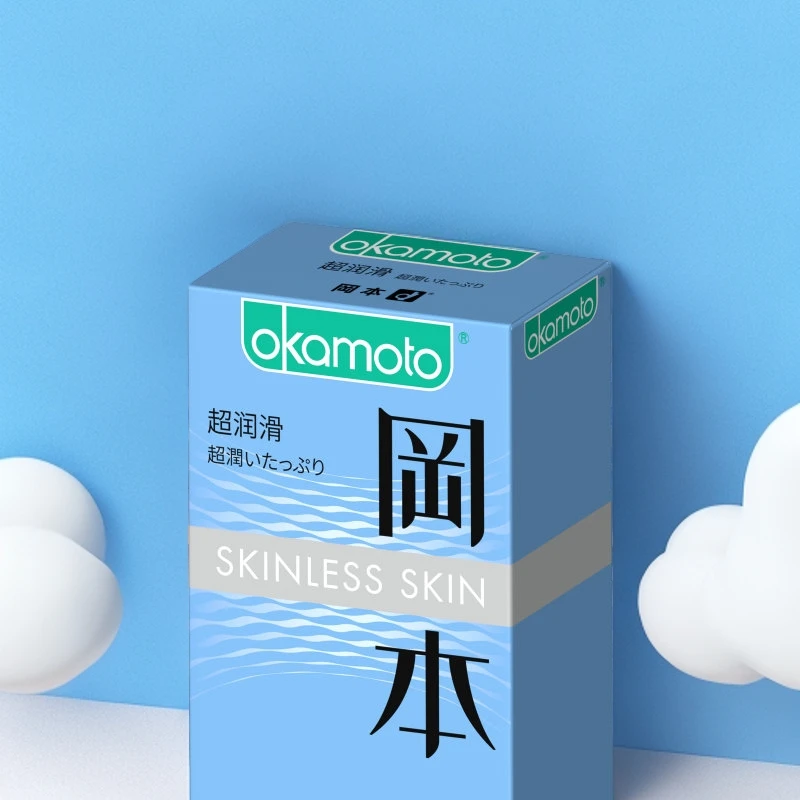冈本SKIN超润滑超薄天然胶乳橡胶避孕套情趣无感安全套
