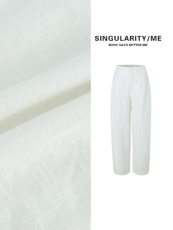 Singularity Me 6S 3016【松弛神裤】苎麻腔调阔腿休闲裤