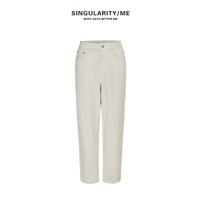 Singularity Me 37-3 法棍哈伦廓形内里磨毛加绒老爹裤牛仔裤