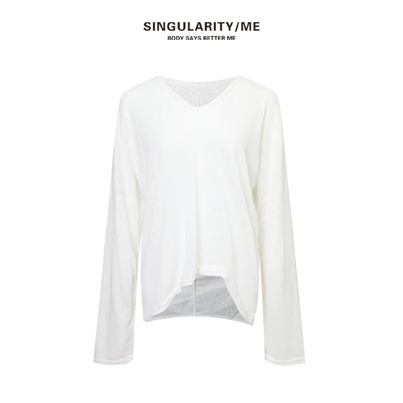 【SINGULARITY ME 】30037 宽松V领面膜内搭打底衫