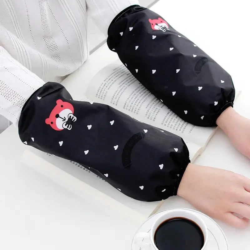 防水袖套耐脏耐磨防油污加长款冬季厨房防水防油上班工作居家清洁