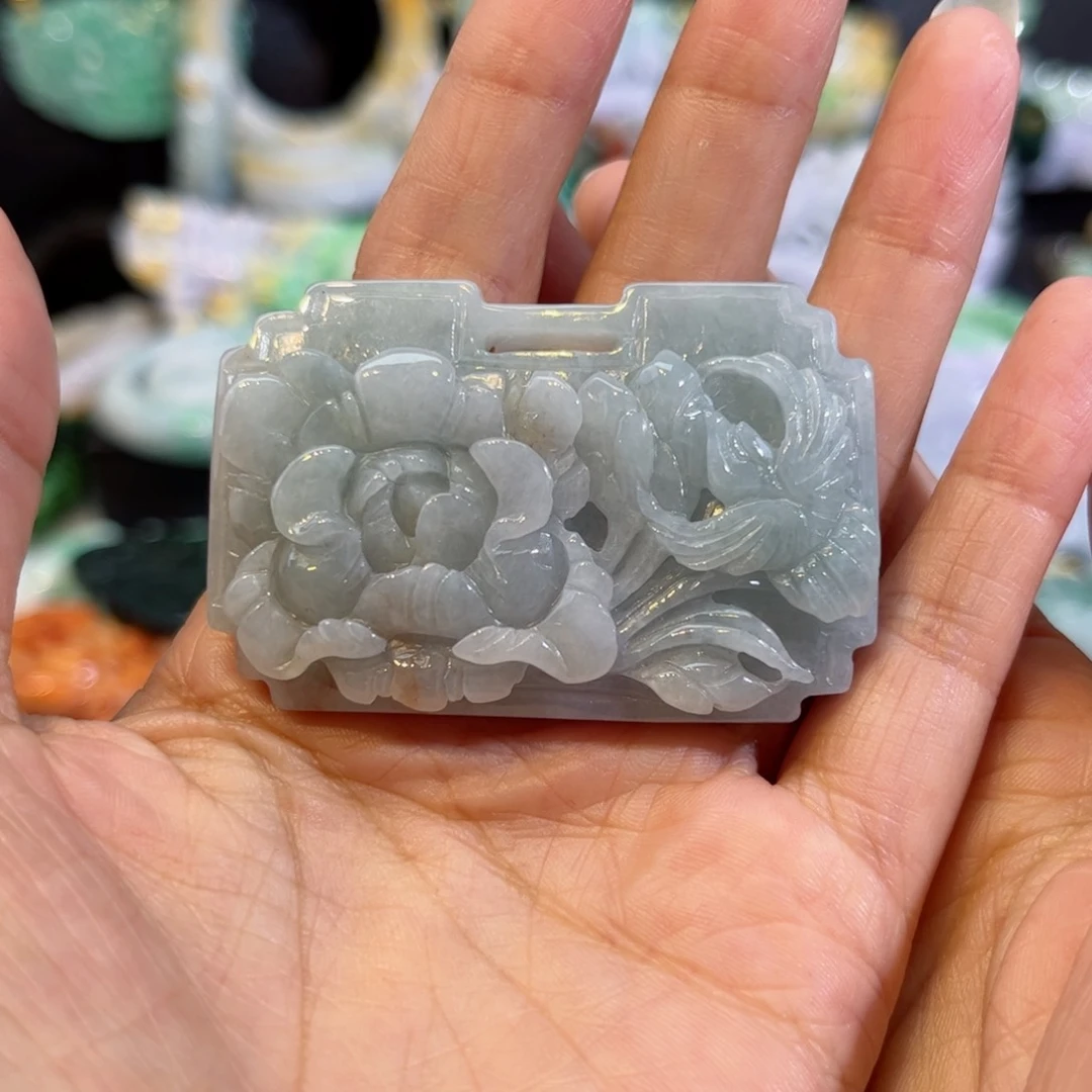 翡翠颈饰未镶嵌待编款
