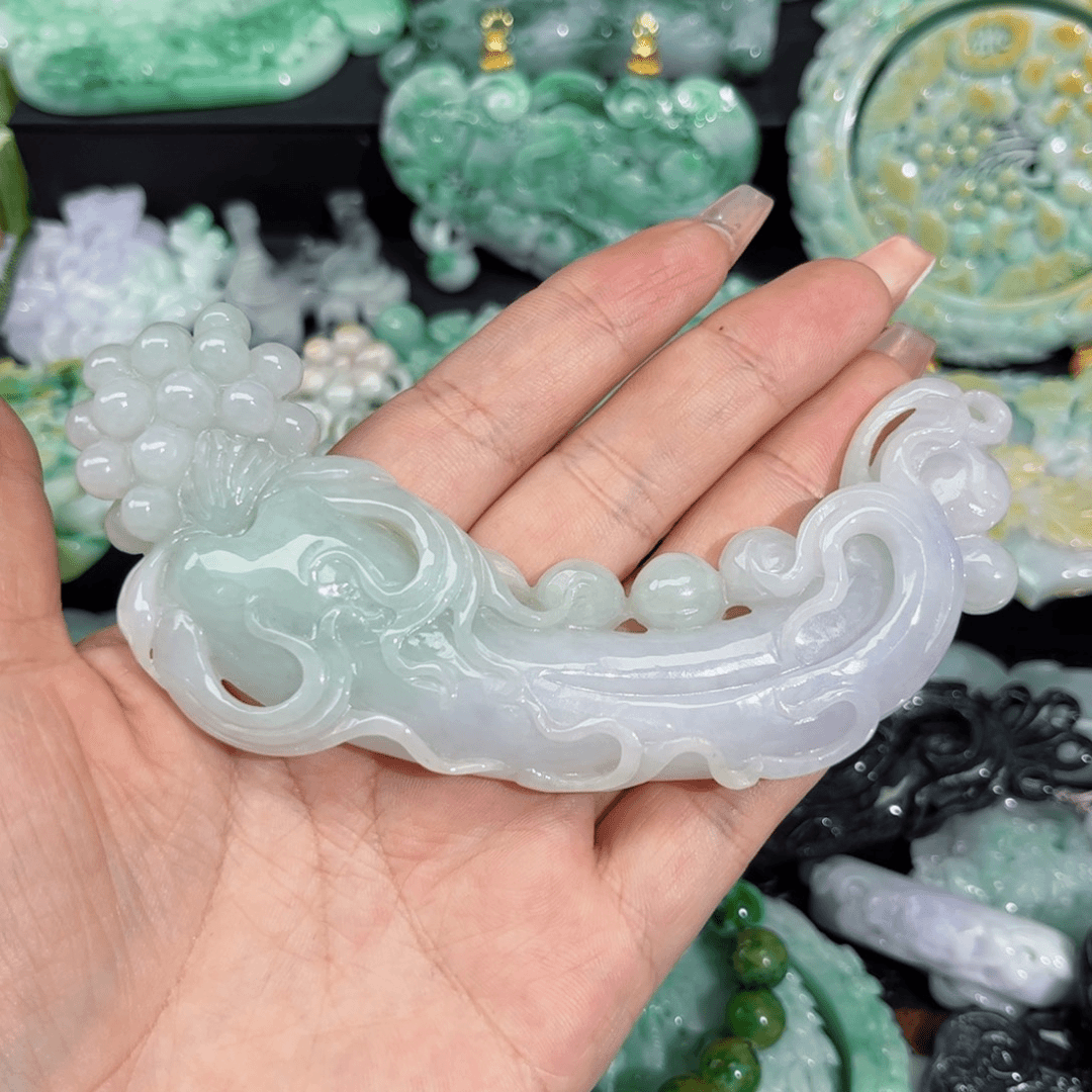 翡翠颈饰未镶嵌待编织