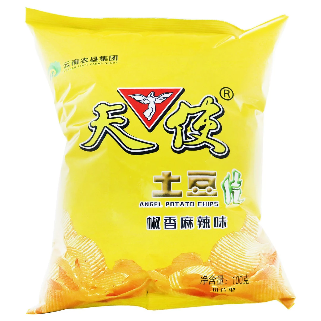 《包邮》天使土豆片椒香麻辣味100g3袋/50g4袋可选好吃新鲜即食美味
