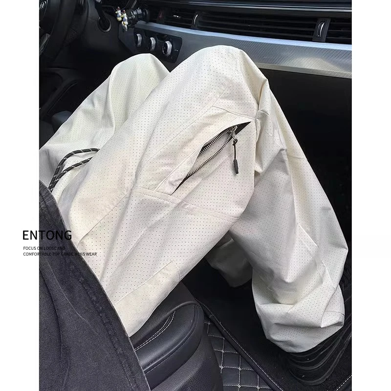 Entong美式速干冲锋裤男款夏季网眼透气休闲裤山系户外徒步登山裤