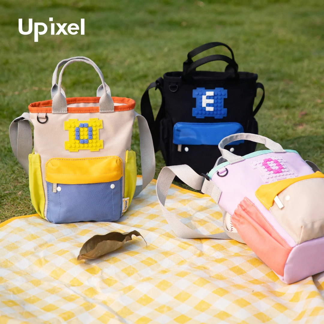 Upixel出游斜挎包遛娃出行水壶袋百搭耐磨儿童户外防水小挎包