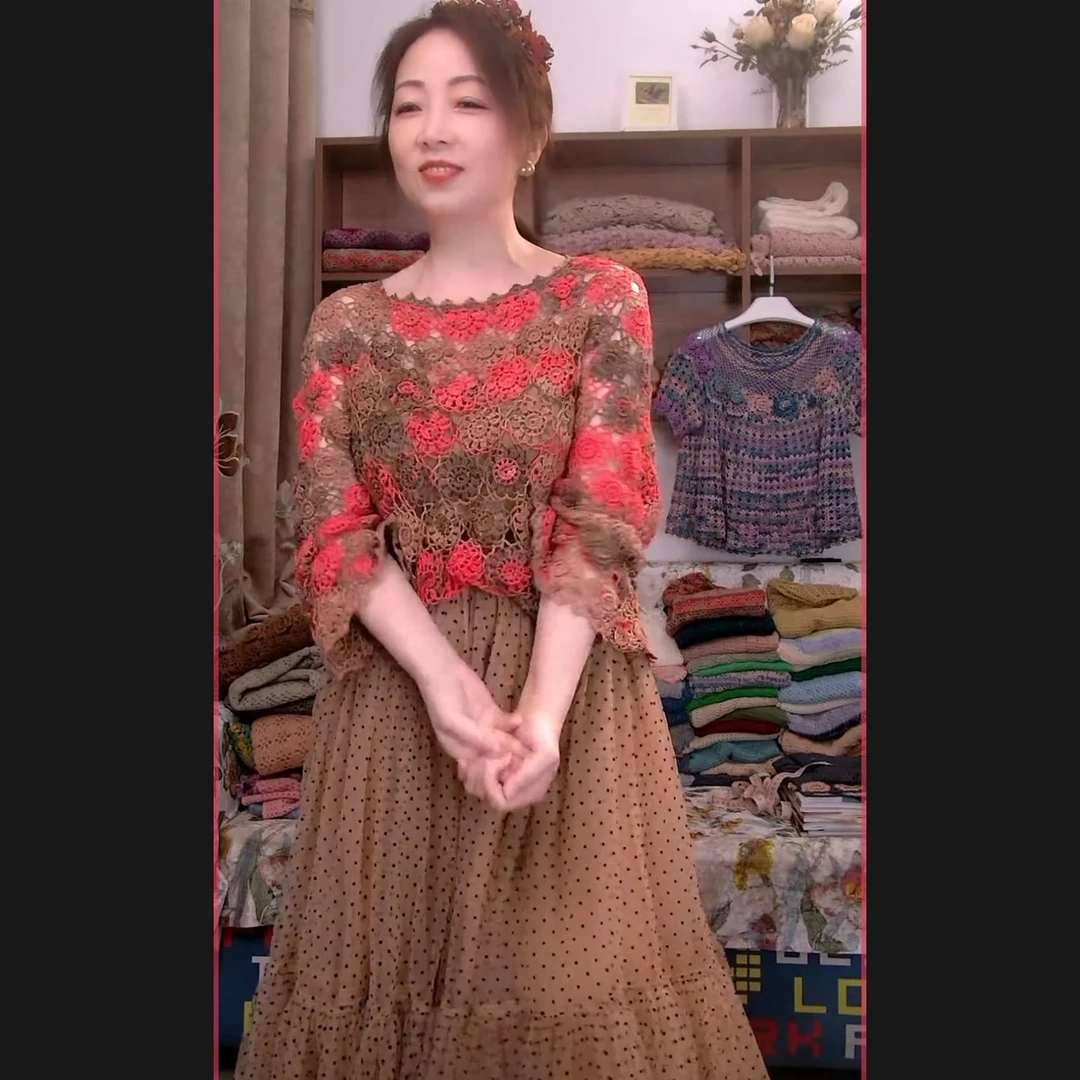 （视频课程）晖晖时尚编织【浓妆淡抹】课程简单易懂适合钩针新手