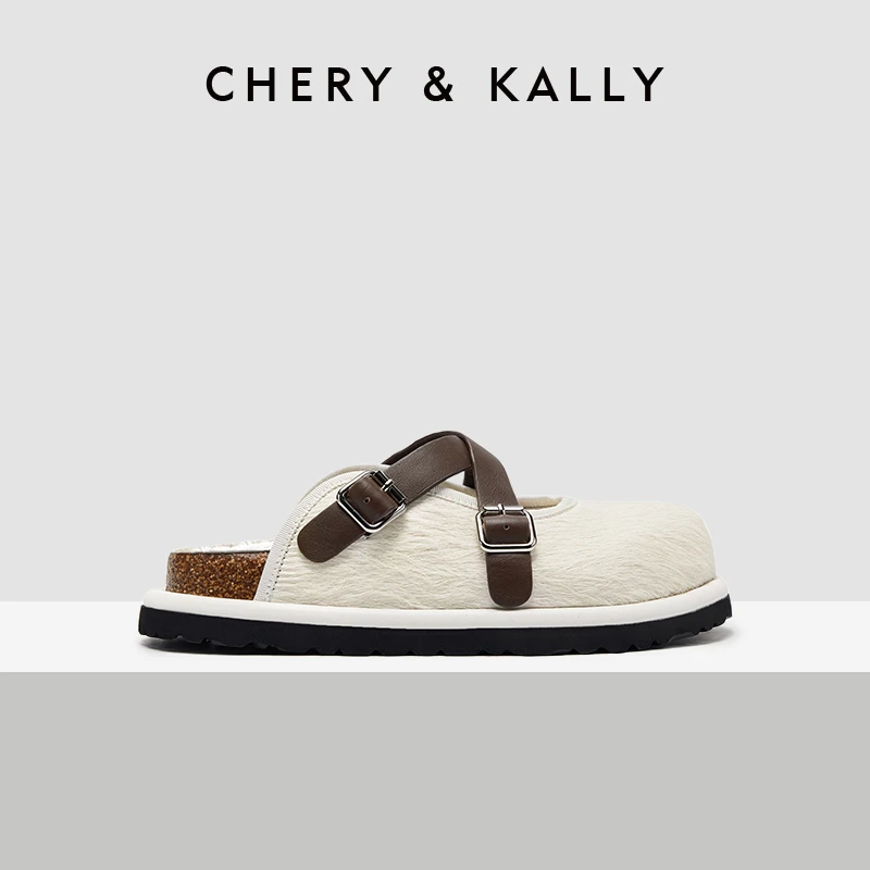 CHERY KALLY包头半拖鞋女2024新款外穿时尚气质凉鞋962XT4201