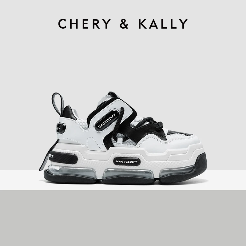 CHERY KALLY【幽兰寒镜】时尚老爹鞋女增高厚底961LD4013