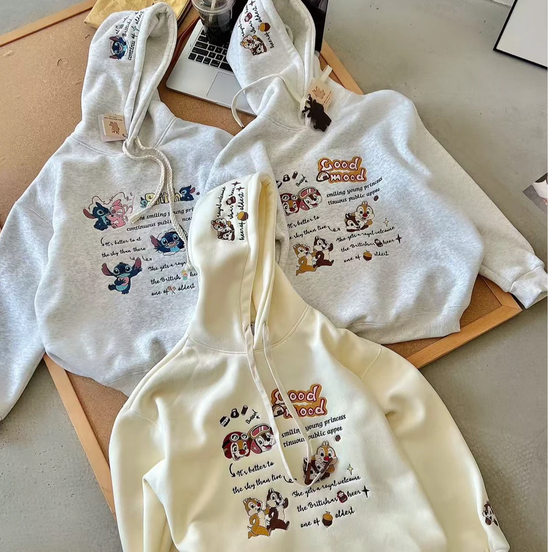 冬季上新高品质加绒可爱卡通卫衣集合链接【001-100】