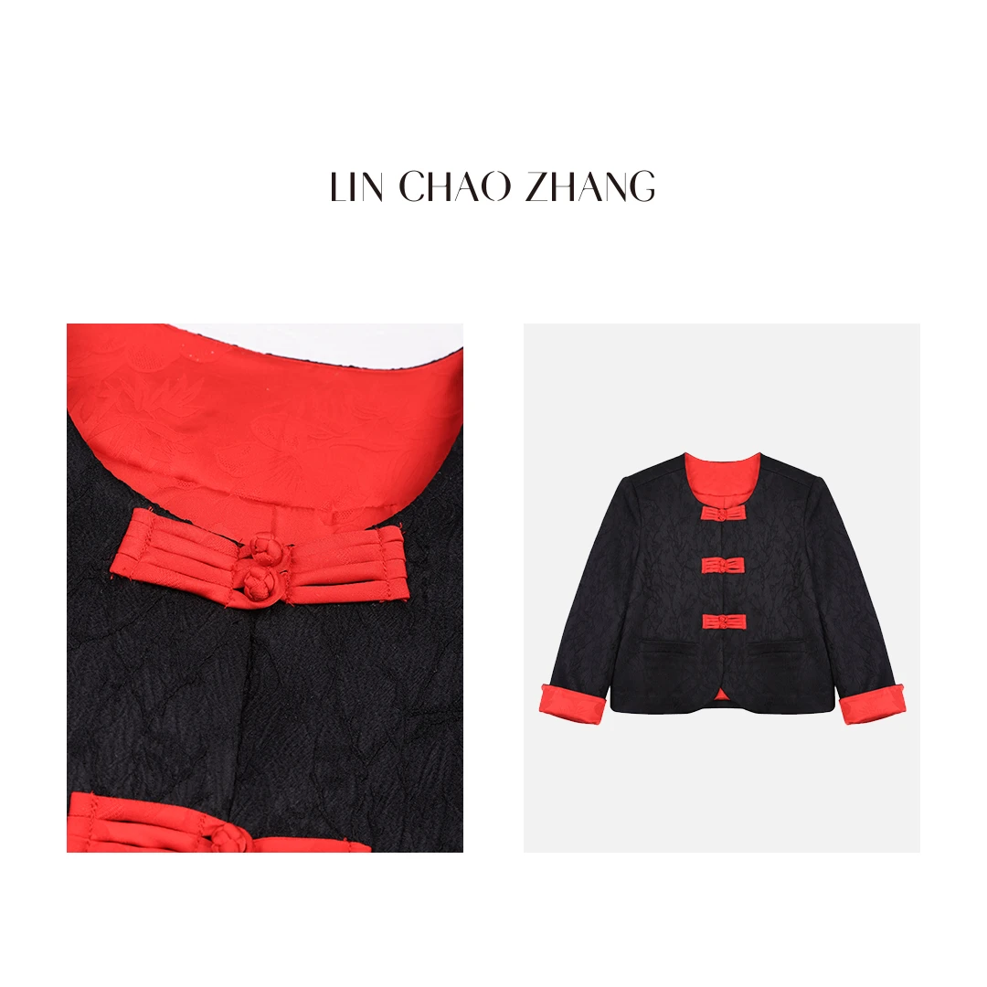 【年初三拜年服】大佬国风盘扣外套 LW240124