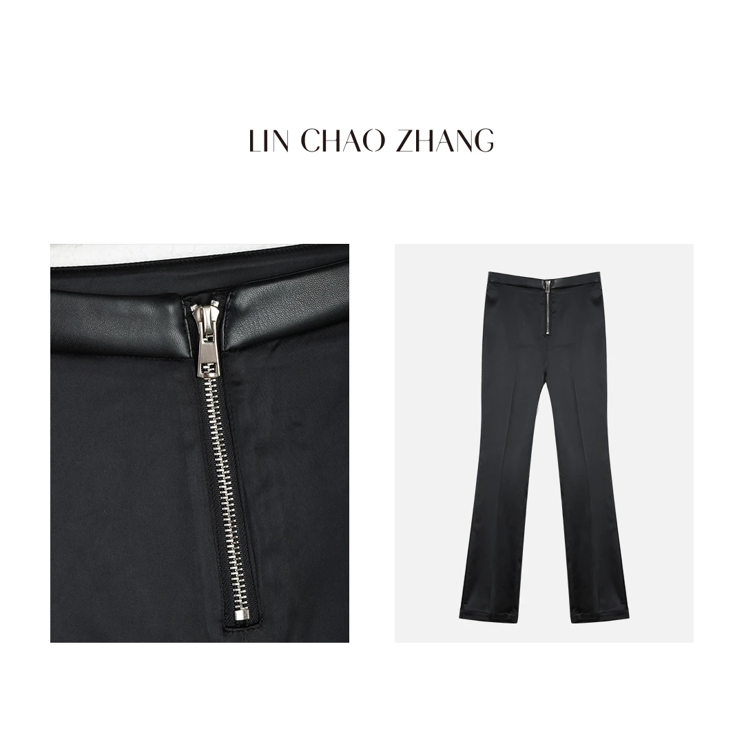 【真人芭比】超模腿喇叭裤 LK240060