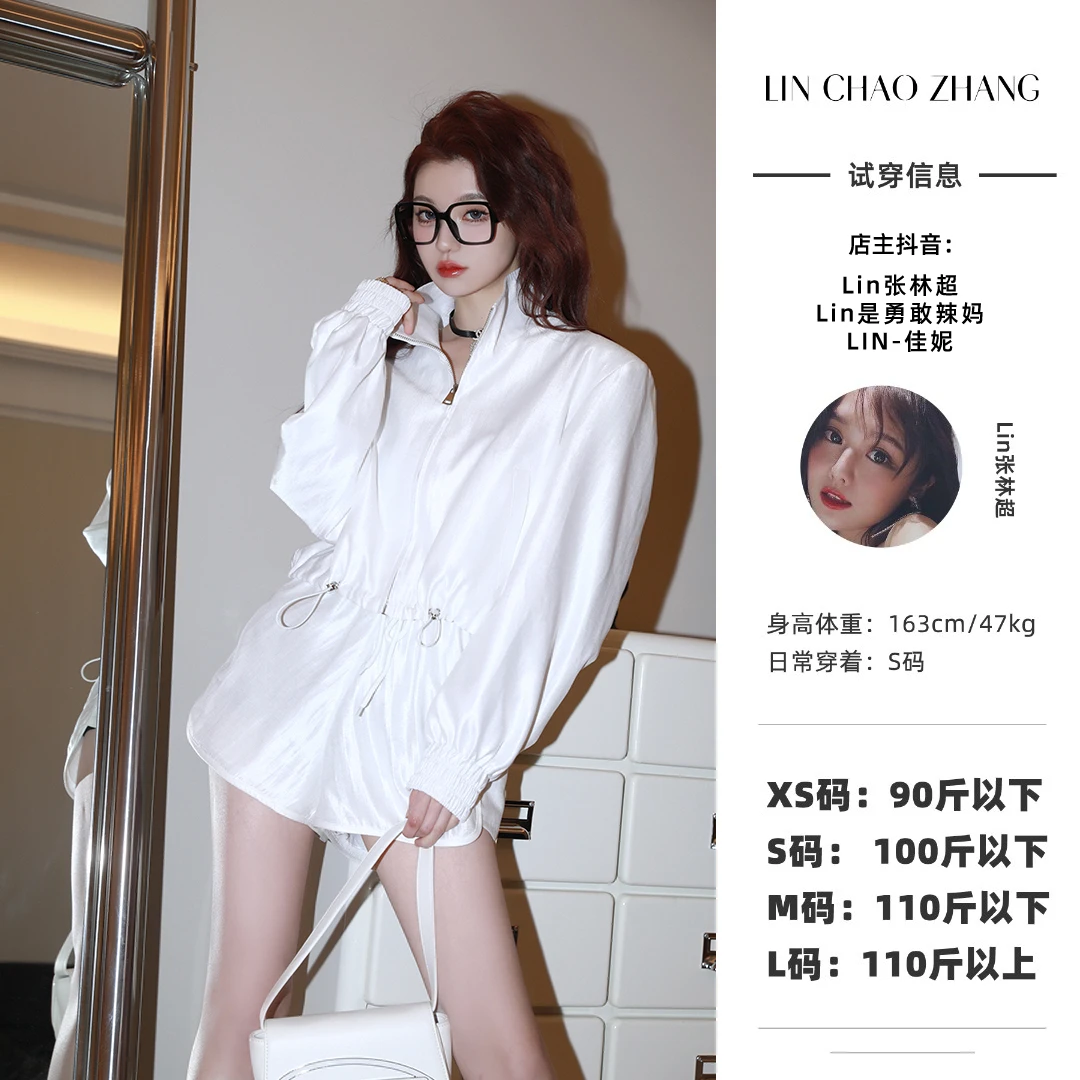 网球少女套装 LW220675 运动外套 LK220380 运动短裤套装