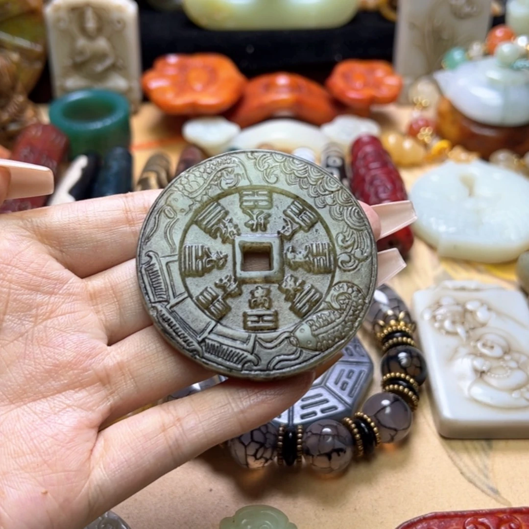 【闪购商品】蛇纹石玉颈饰未镶嵌