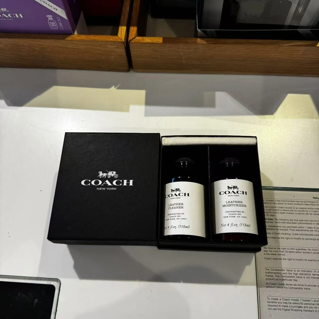 COACH/蔻驰包包专用护理液清洁+保养套盒118ml*2