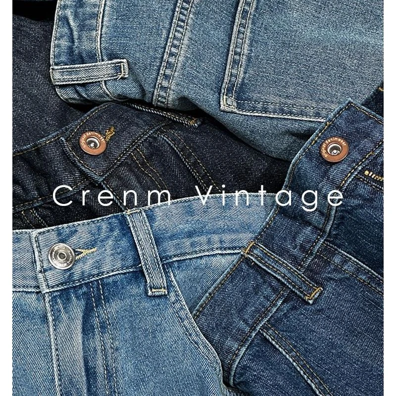 3105 # 男士秋季阔腿宽松牛仔裤