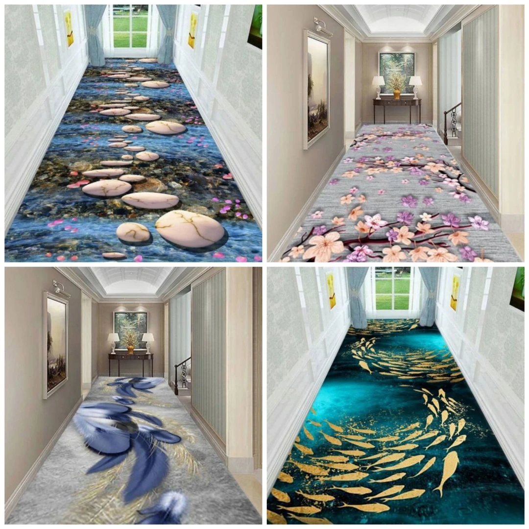 可裁剪走廊地毯客厅茶几卧室床边毯现代简约家用楼道酒店可定制