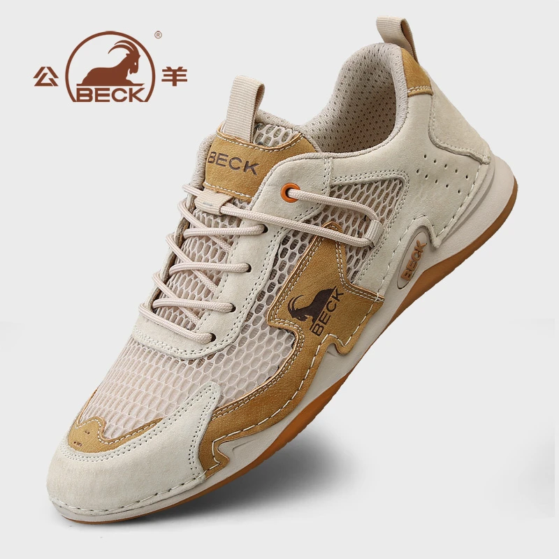 公羊网鞋男夏季透气薄款轻便夏天镂空网布户外运动休闲男士网面鞋