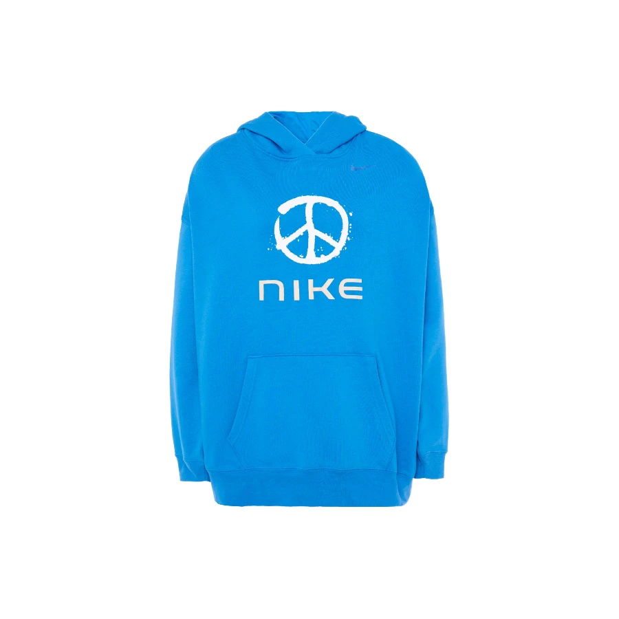 NIKE耐克品牌logo印花连帽套头长袖美式复古卫衣FB1823-435