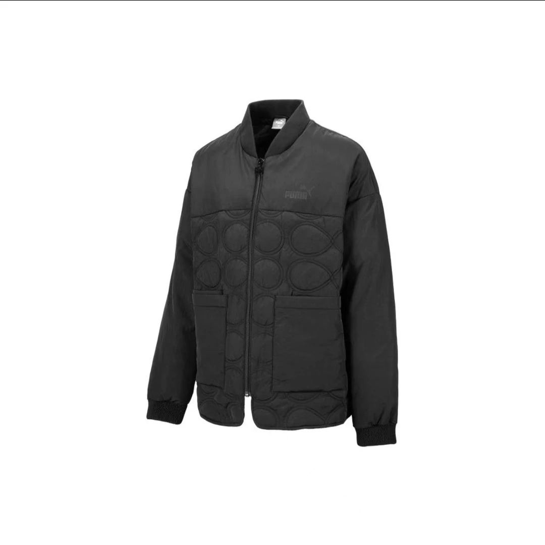 PUMA彪马纯色运动休闲拉链长袖夹克外套53957401