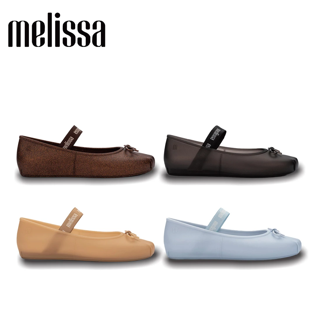 赵露思同款Melissa梅丽莎女士蝴蝶结芭蕾单鞋35701