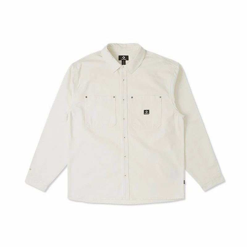 Converse匡威2024春季男子工装风多口袋休闲长袖衬衫10026908-A01