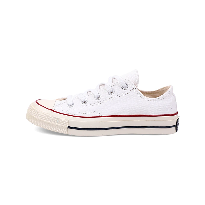 Converse/匡威帆布鞋男女三星标低帮白色复古情侣休闲鞋