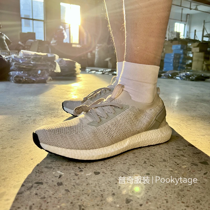 撤柜清货 真爆底 透气飞织男士轻薄防滑软弹缓震跑鞋运动鞋