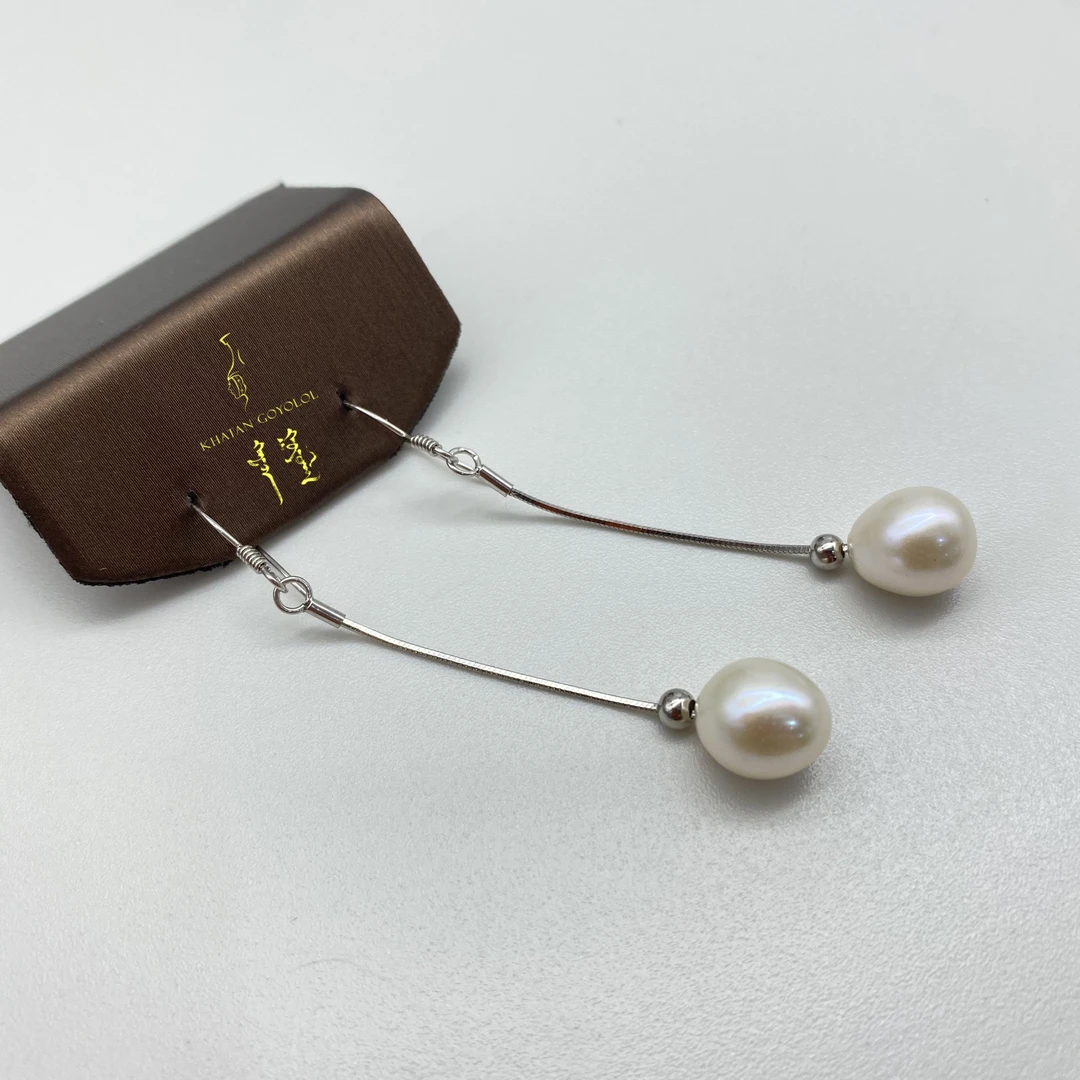 925银耳饰 925纯银 简单百搭流苏耳环