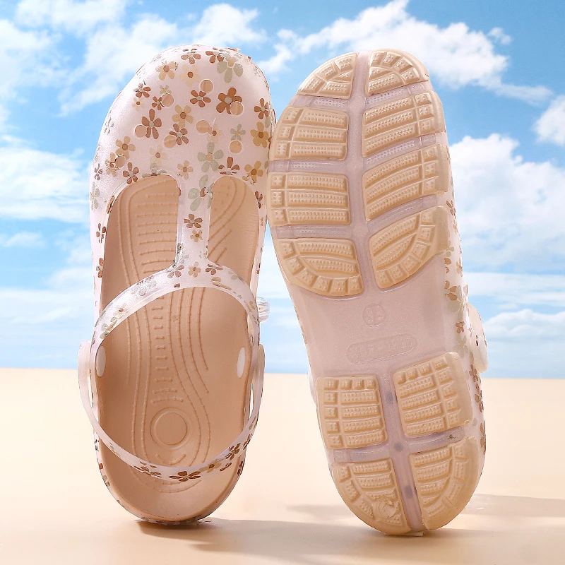 爆款夏季女洞洞拖鞋一脚蹬女鞋防滑软底夏天网红女款包头半拖鞋