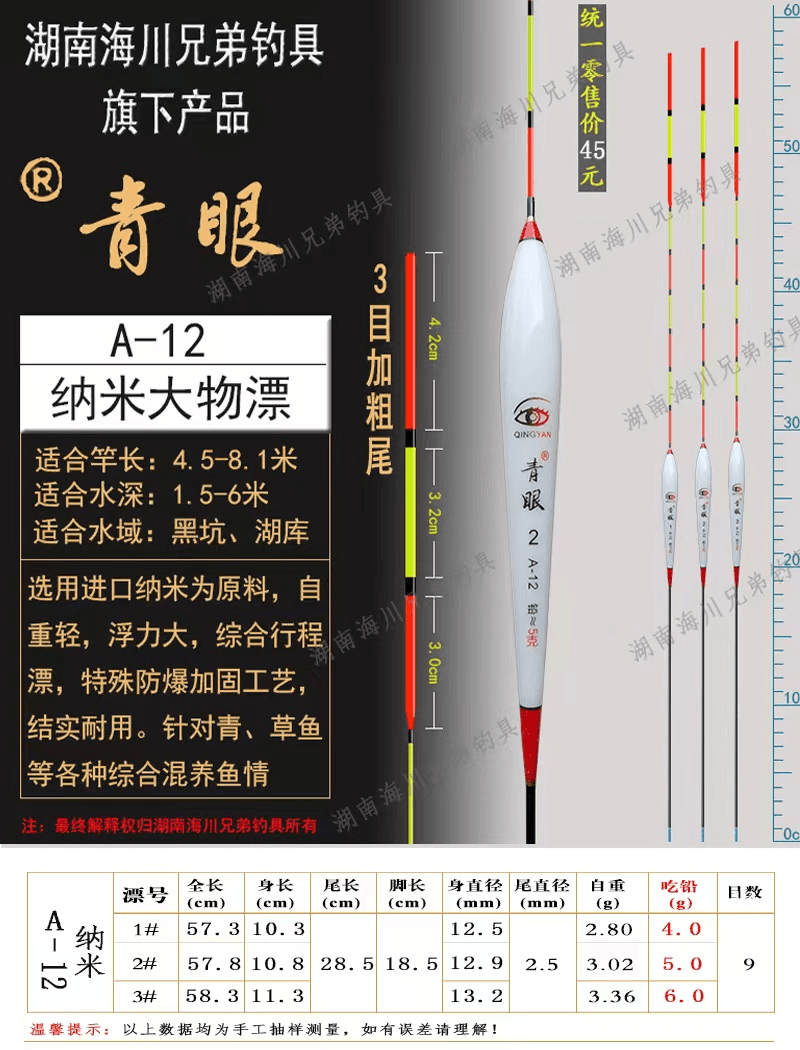 青眼纳米大物浮漂（离开无效）