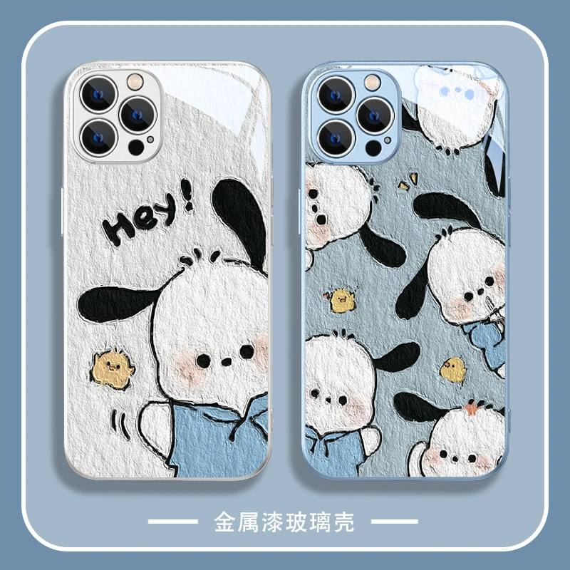 适用于苹果/华为/小米/OPPO/VIVO新款高颜值帕恰狗情侣闺蜜手机壳