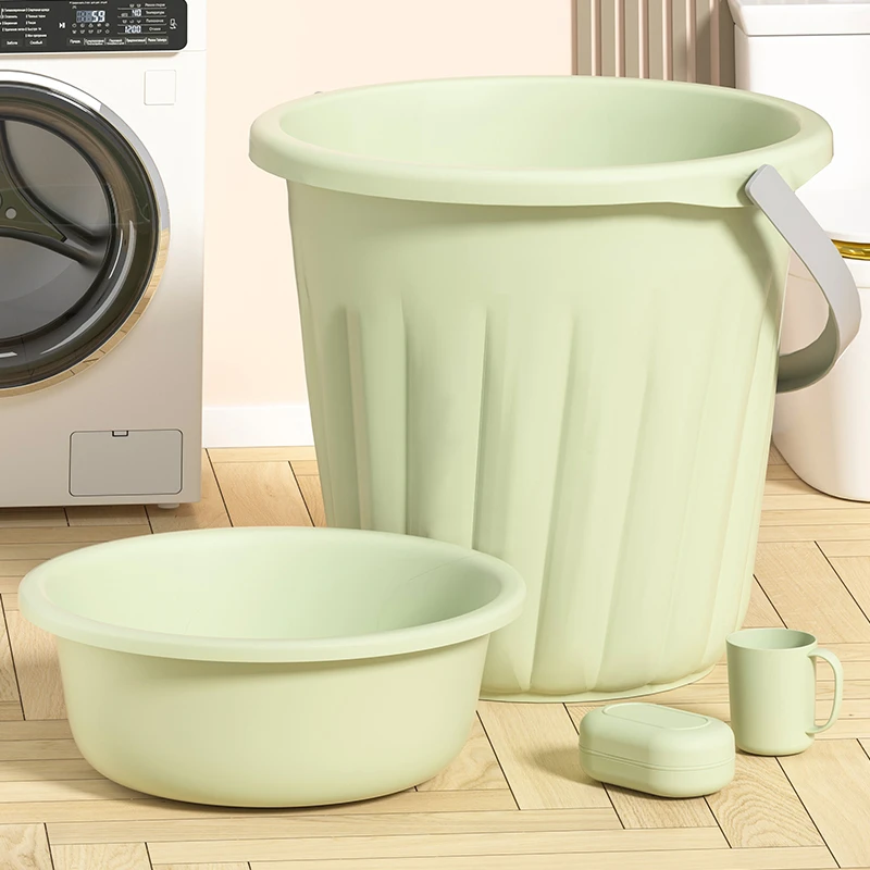 学生宿舍水桶加厚特大号大容量洗衣桶泡脚桶提水桶脸盆家用洗澡用