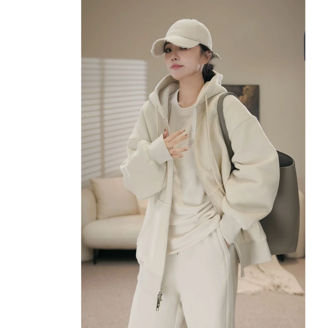 卢尚原创毛边口袋连帽卫衣51331