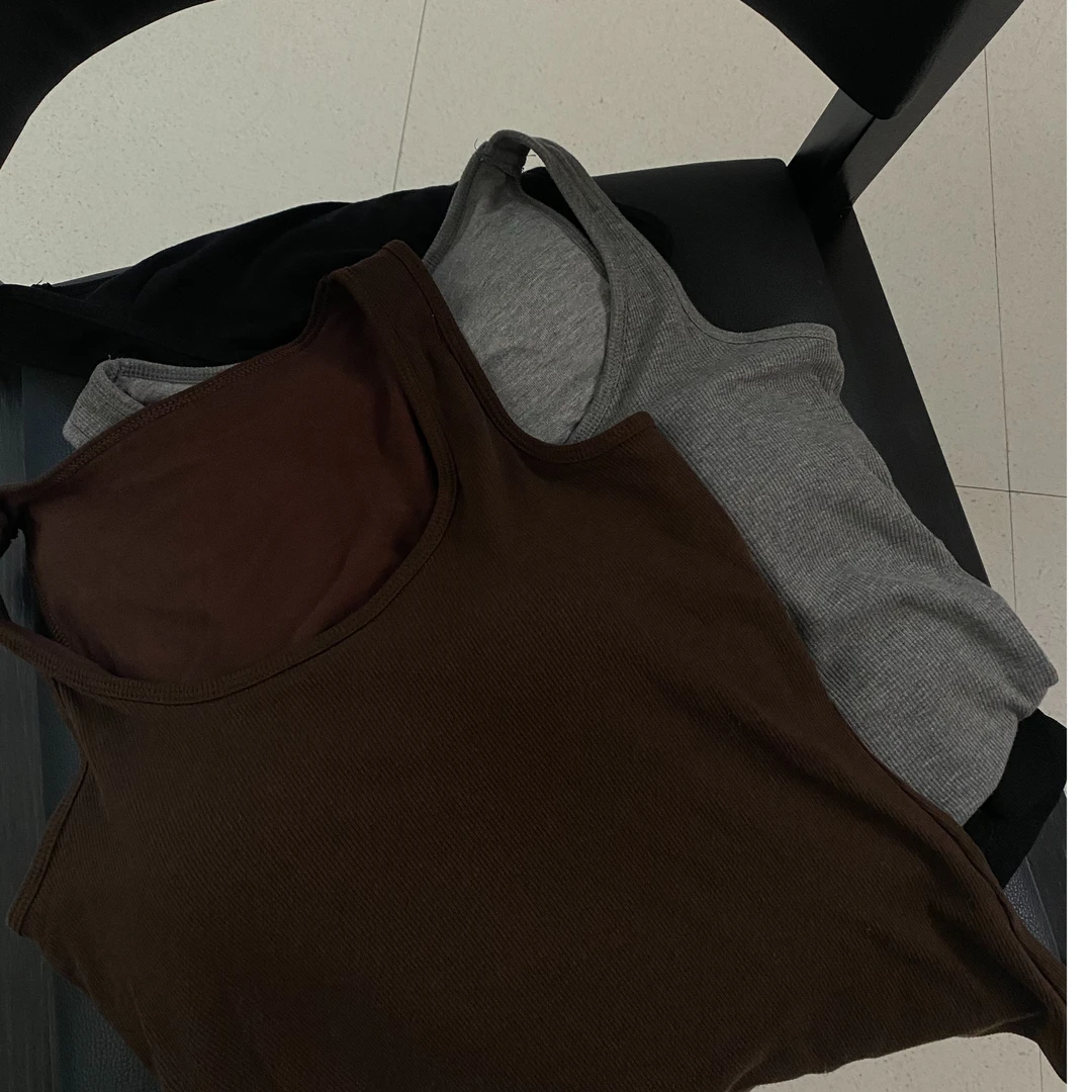 卢尚原创胸垫美背吊带0886