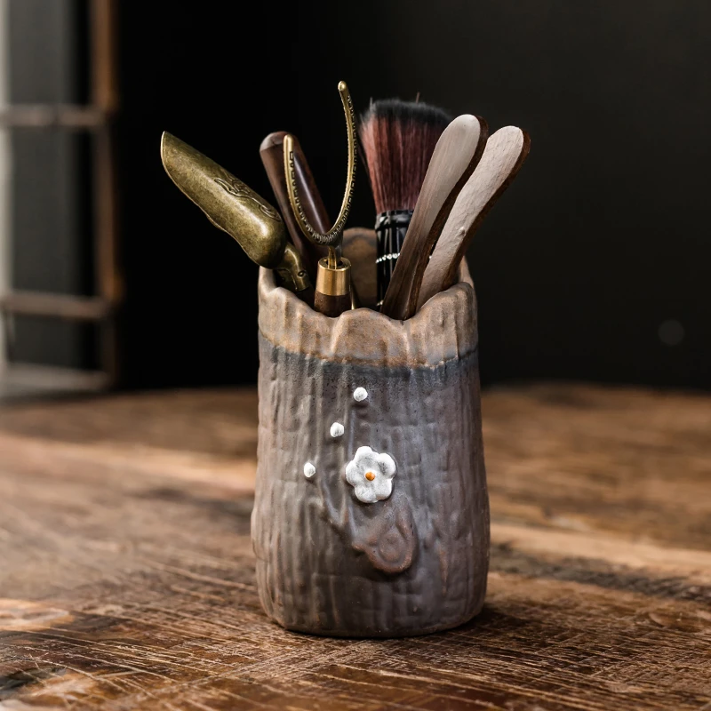 茶道六君子套装暗香茶筒单个功夫茶具配件大全茶台桌泡茶用品工具