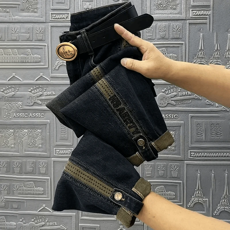 秋季大码哈伦牛仔裤女九分宽松直筒老爹裤梨形身材微胖mm腿粗裤子