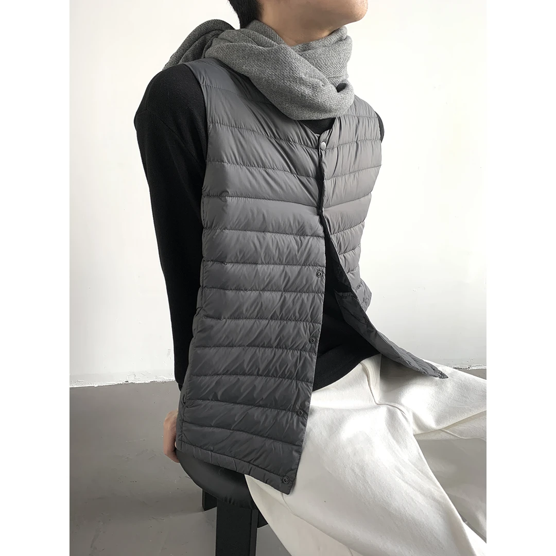 MION 舒适系列  90鸭绒轻羽绒马甲背心深得你心