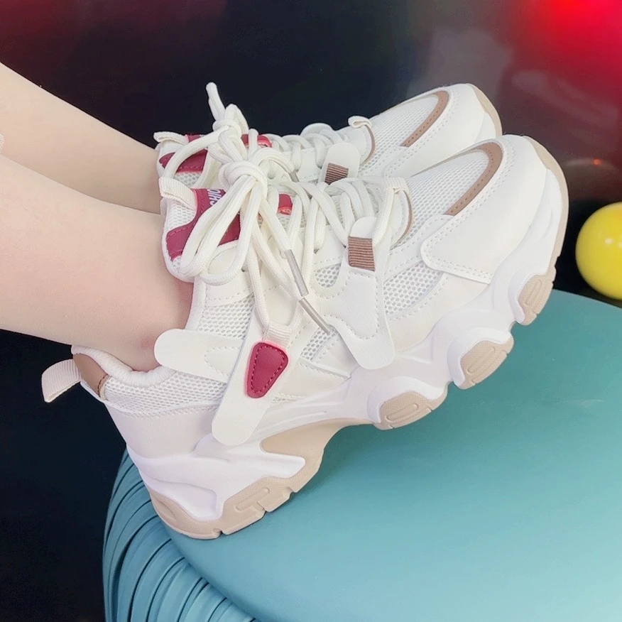 断码处理一一一一老爹鞋女显脚小春秋百搭女鞋运动鞋透气单网鞋子