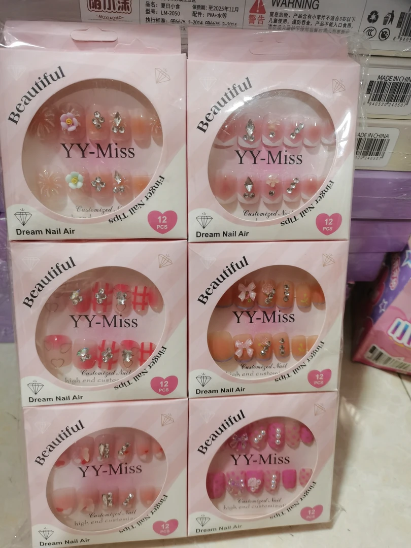 文具带钻短款美甲一单24小盒  003