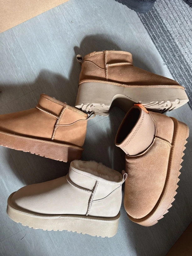 6【新品集合】2024新款雪地靴百搭合集厚底加绒牛皮雪地靴