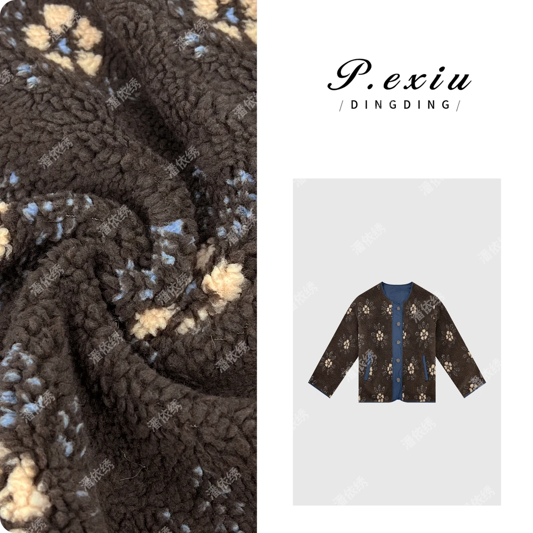 【两面穿】摇粒绒撞色设计加厚保暖外套 7052T