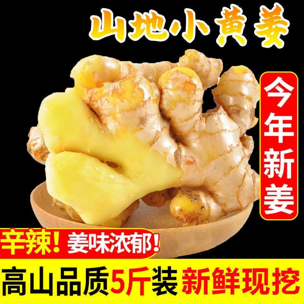 【今年新姜】小黄姜新鲜现挖生姜老姜嫩姜仔姜月子姜1/2/5/10斤