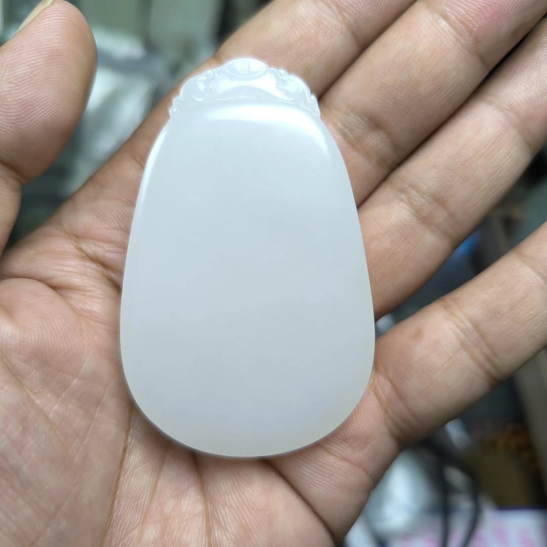 和田玉平安牌平安无事牌