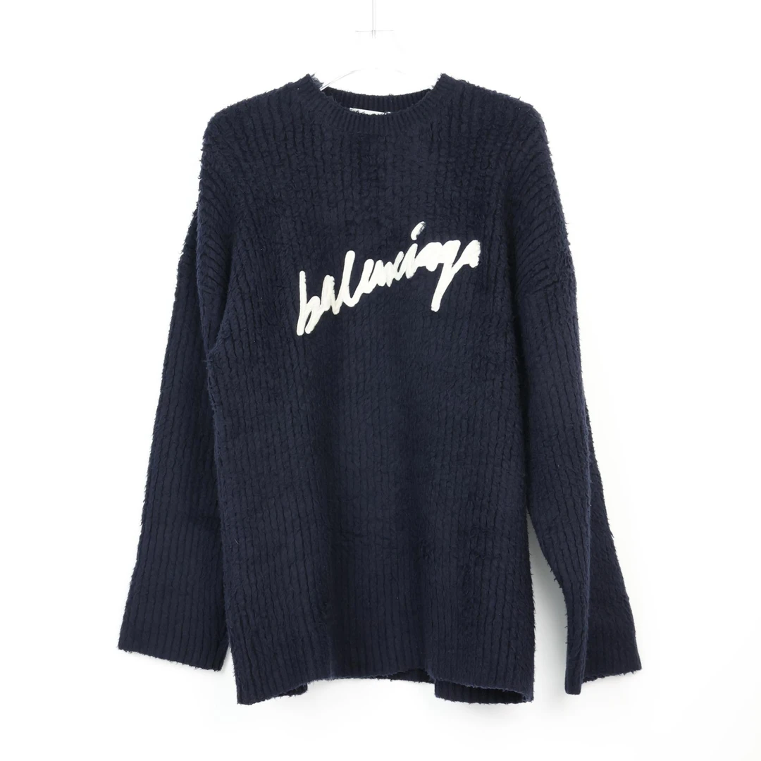 全新未使用/Balenciaga巴黎世家签字毛衣/XS/衣长73 胸围55/