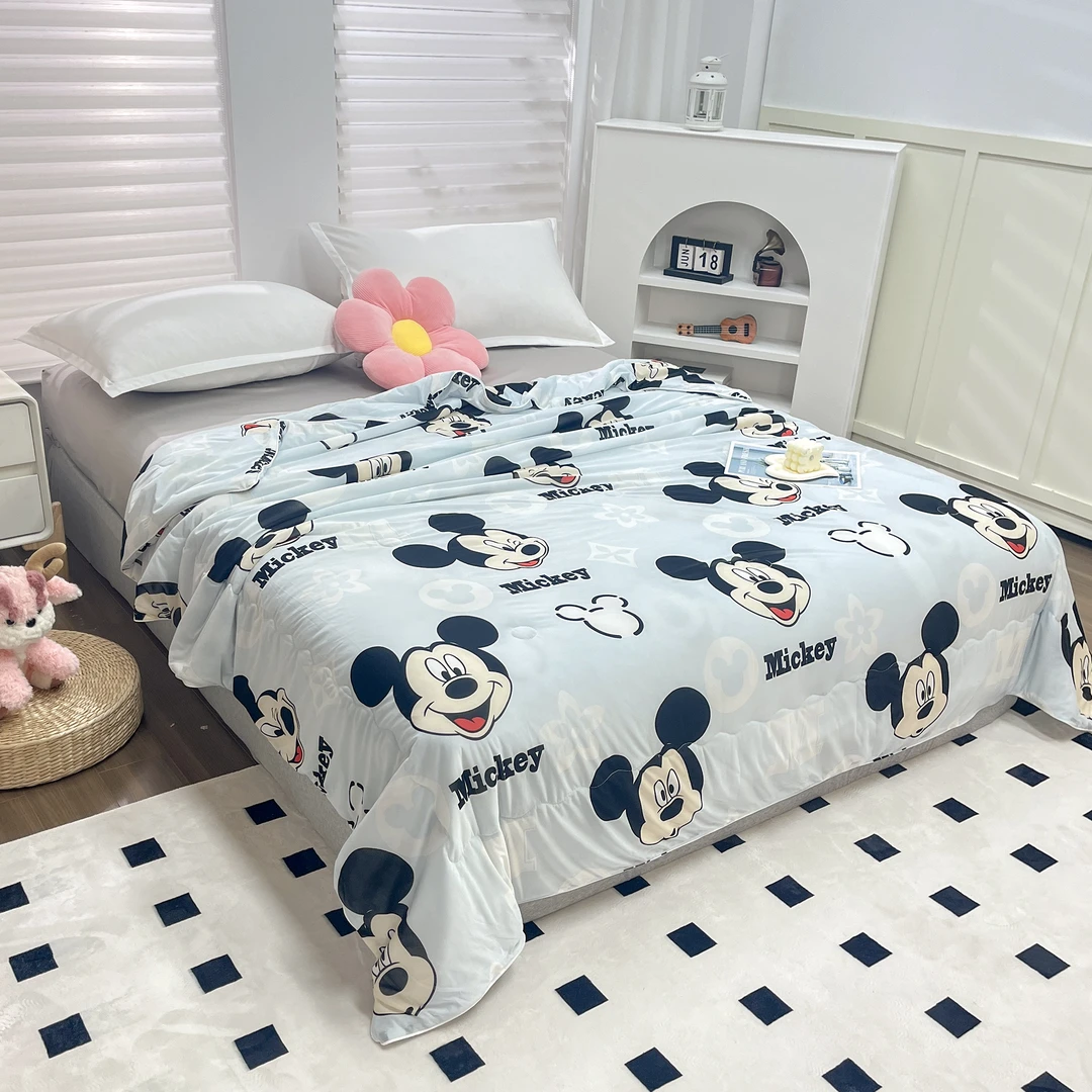 冰夏凉被夏季空调被单人双人亲肤可机洗水洗学生儿童夏天被子薄款