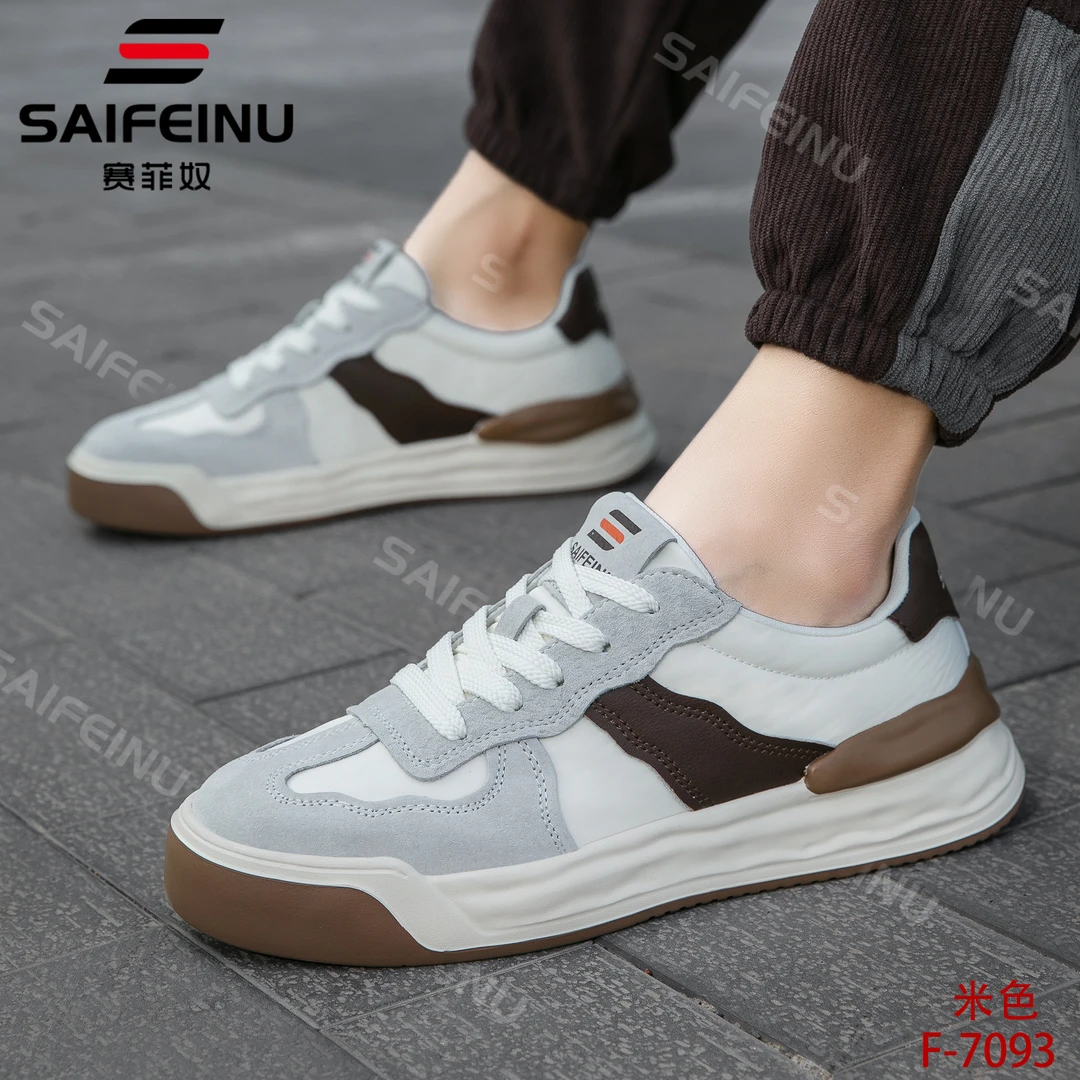 2025春夏季新款时尚休闲透气板鞋百搭男款-F7093