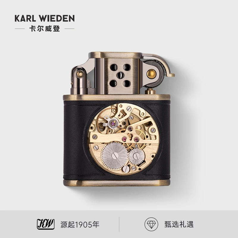 KW卡尔威登煤油防风打火机高档可私人手工定制火机生日礼物送男友